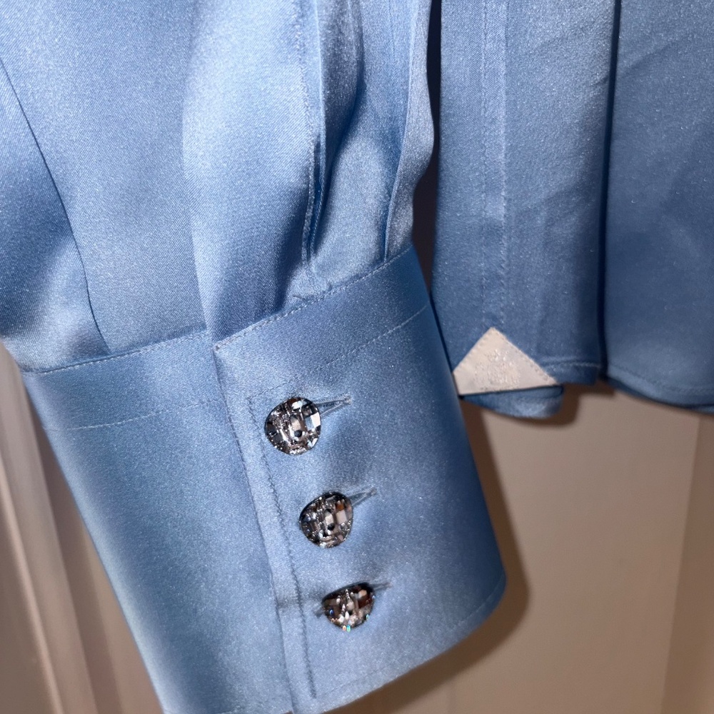 Domenico Vacca Silk and Crystal top - Picture 5 of 6